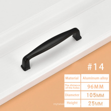 Solid 3-3/4 Inch Kitchen Cabinet Handles Matte Black Cabinet Pulls Cupboard Handles Drawer Handles